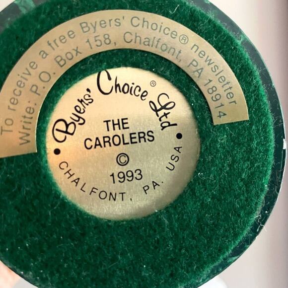 VTG Byers' Choice 1993 Lamplighter Caroler Christmas, Man, Ladder, Flame, Light - Picture 6 of 8